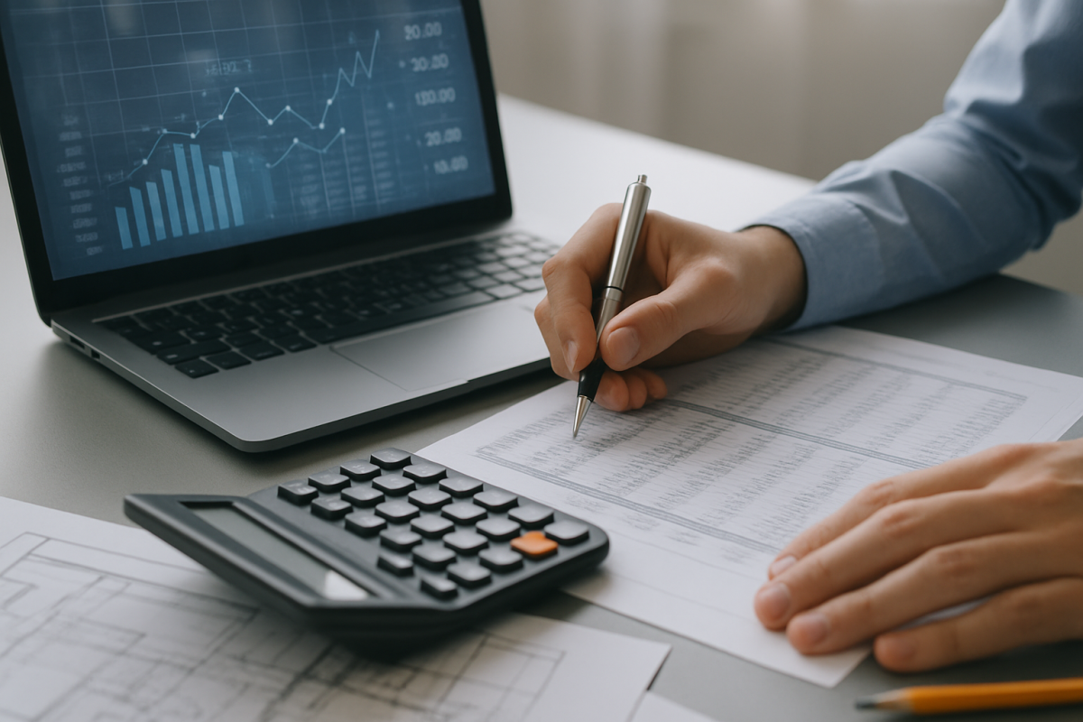 Detallando plan financiero de un proyecto inmobiliario